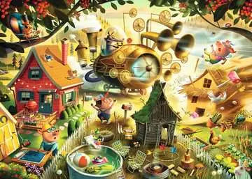 Ravensburger Look Out Little Pigs 1000 Piece Puzzle image 1
