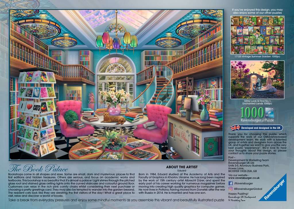Ravensburger The Book Palace 1000 Piece Puzzle image 2