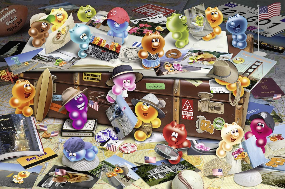 Ravensburger Gelini German Tourists 3000 Piece Puzzle image 1
