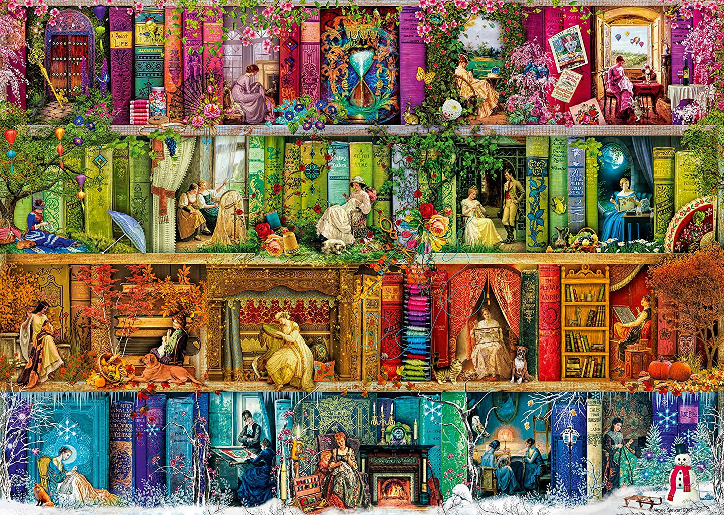 Ravensburger Aimee Stewart A Stitch In Time 1000 Piece Puzzle image 1