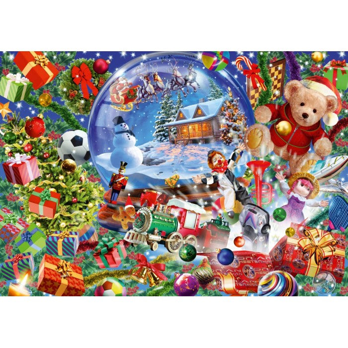 Bluebird Christmas Globe 1000 Piece Puzzle image 1