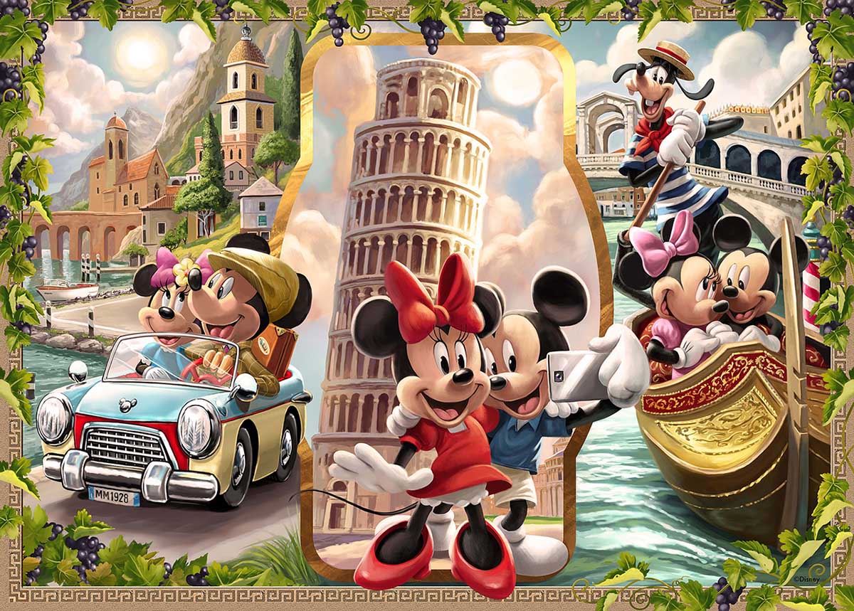 Ravensburger Mickey & Minnie Vacation 1000 Piece Puzzle image 1