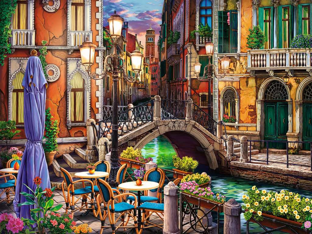 Ravensburger Venice Twilight 750 Large Piece Format Puzzle image 1