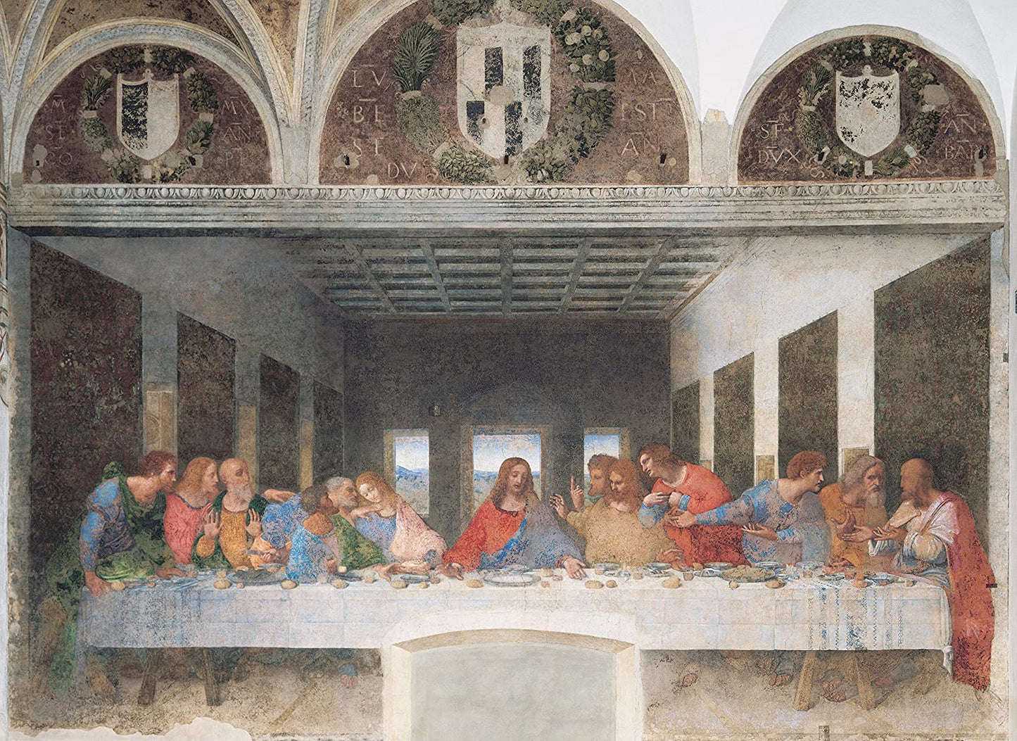 Clementoni Museum Collection Leonardo The Last Supper 1000 Piece Puzzle image 1