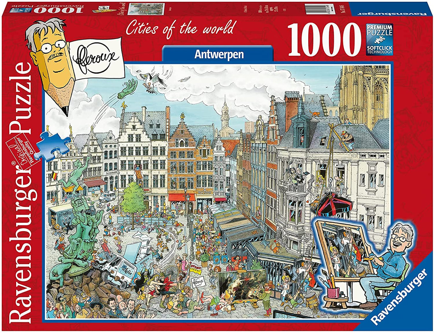 Ravensburger Cities Of The World Antwerpen 1000 Piece Puzzle image 0