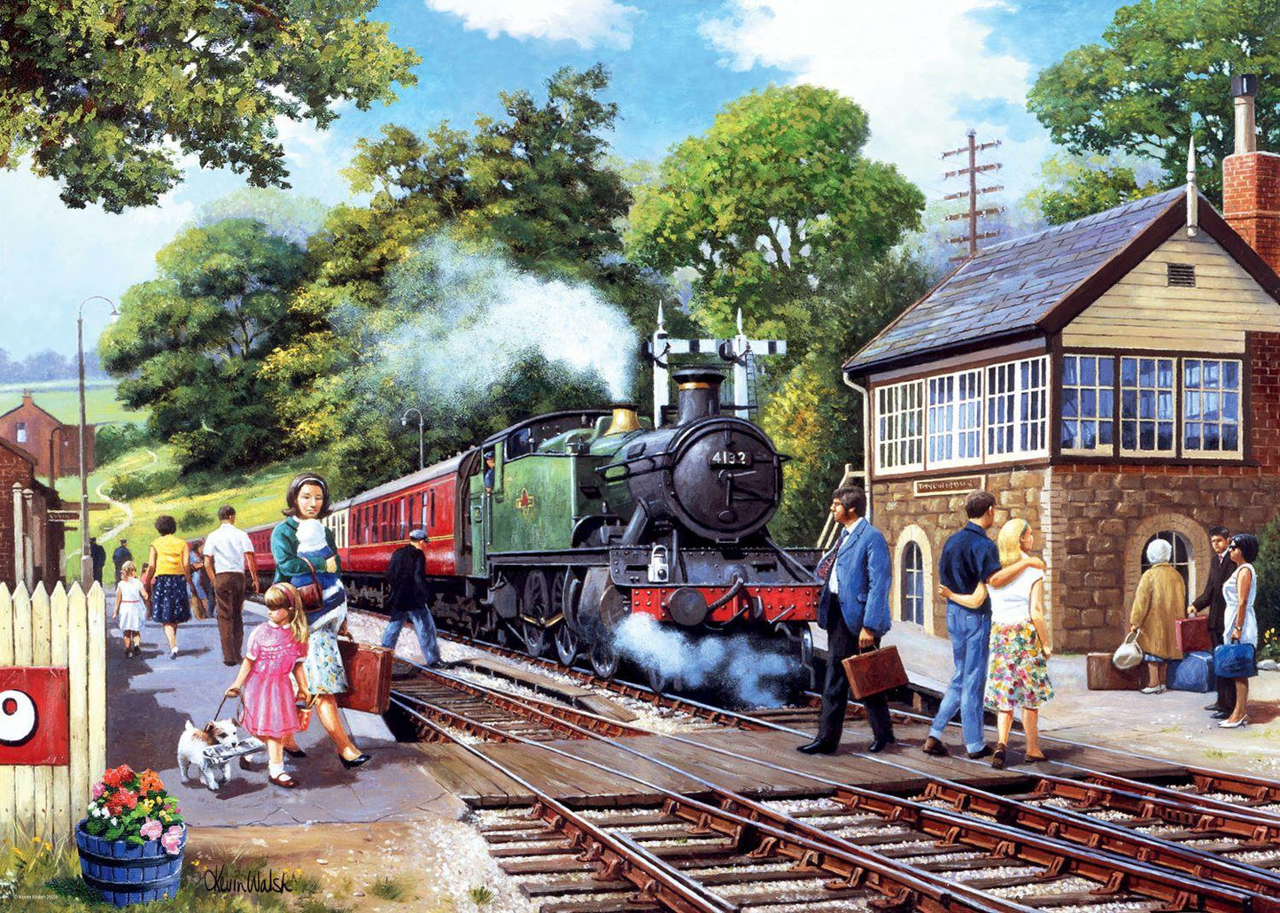 Ravensburger A Country Station 1000 Piece Puzzle image 1