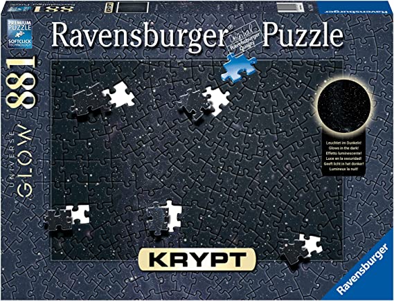Ravensburger Krypt Universe Glow 881 Piece Puzzle image 0