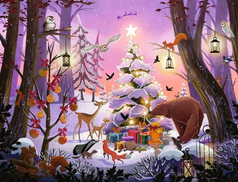 Ravensburger A Woodland Christmas 2000 Piece Puzzle image 1