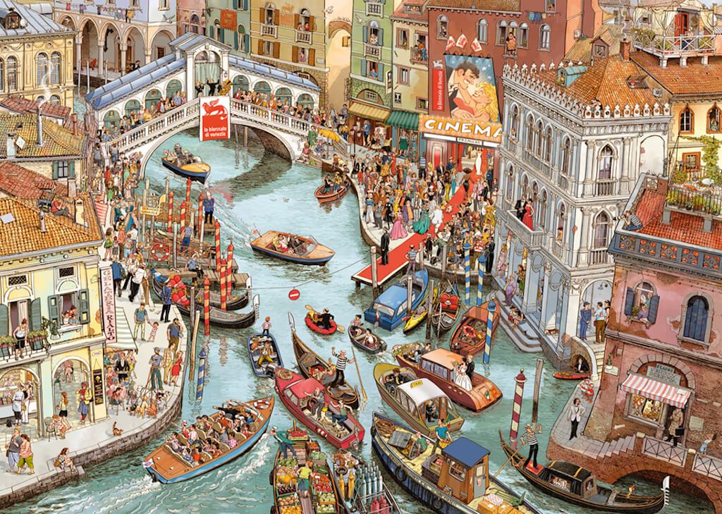 Heye O Sole Mio 2000 Piece Puzzle image 1