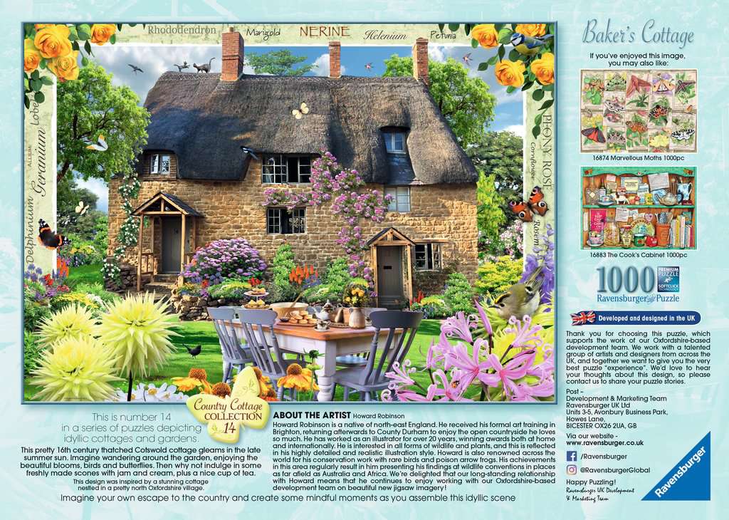 Ravensburger Country Cottage Collection 14 : Baker's Cottage 1000 Piece Puzzle image 2