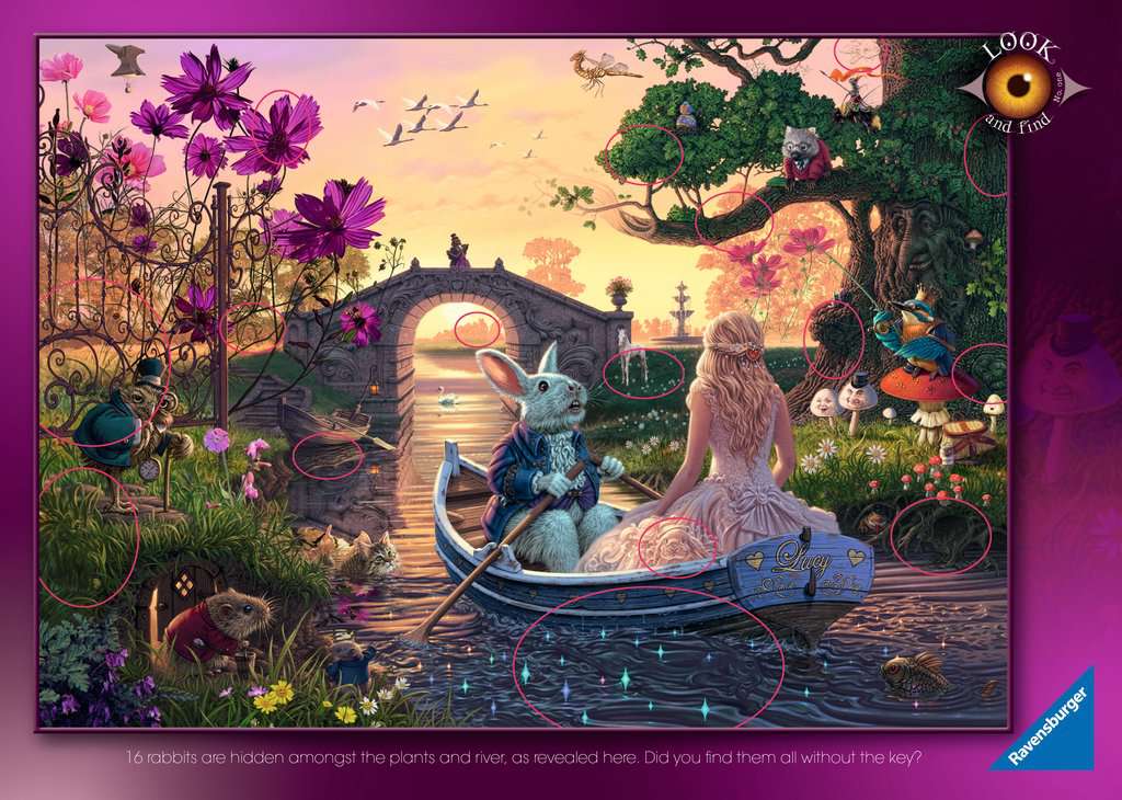 Ravensburger Look & Find Enchanted Lands 1000 Piece Puzzle image 3