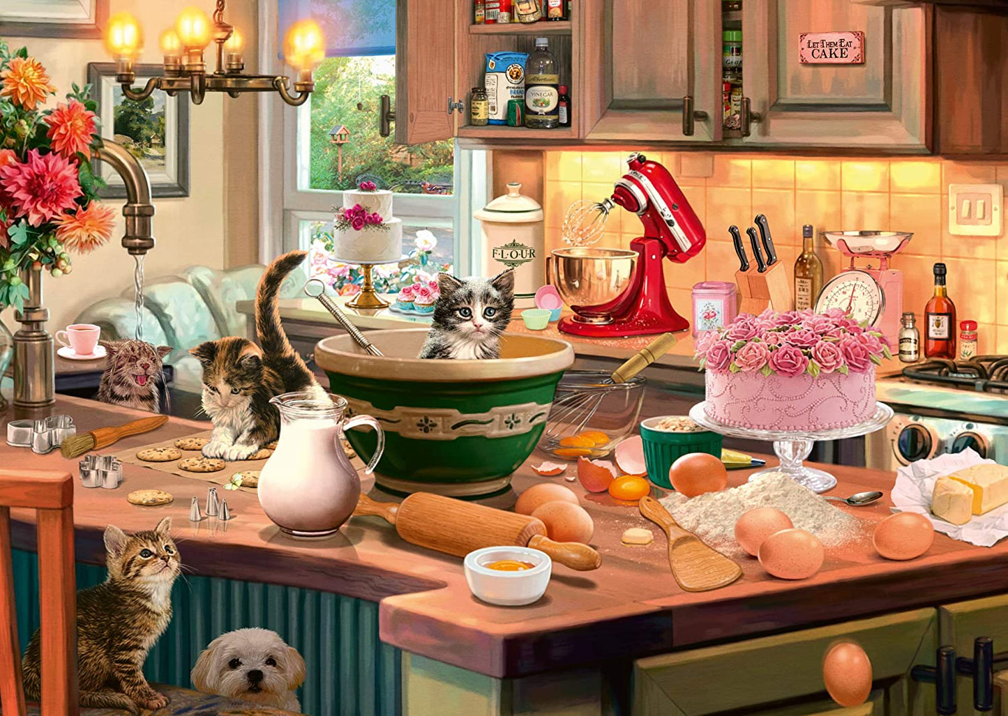 Schmidt Steve Read At The Kitchen Table 1000 Piece Puzzle image 1