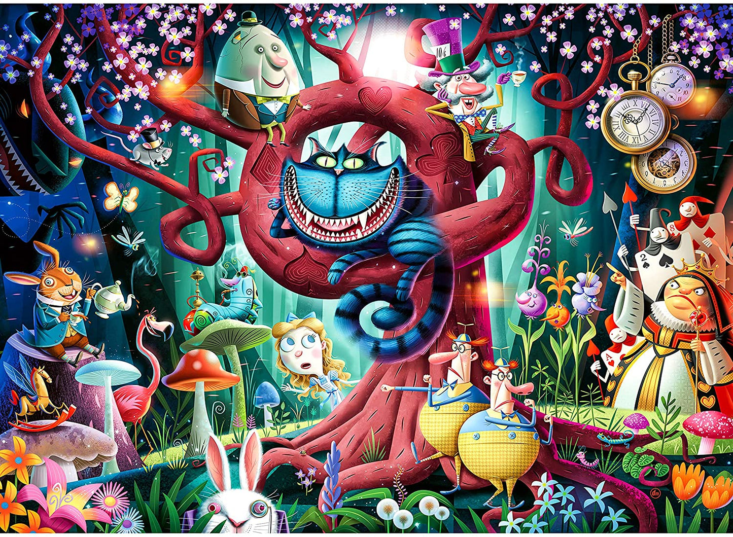 Ravensburger Most Everyone Is Mad (Alice In Wonderland) 1000 Piece Puzzle image 1