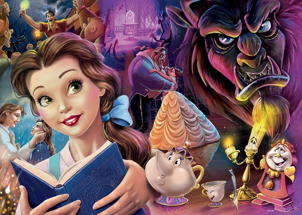 Ravensburger Disney Princess Heroines No.2 - Beauty & The Beast 1000 Piece Puzzle image 1
