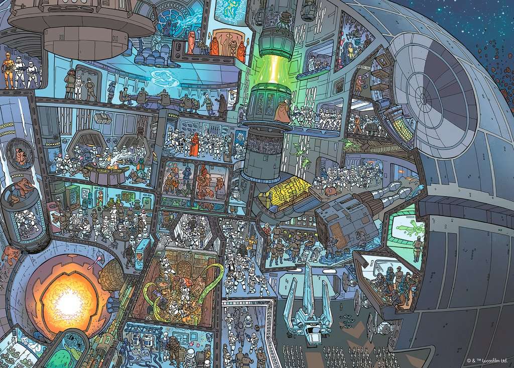 Ravensburger Star Wars : Where's Wookie? 1000 Piece Puzzle image 1