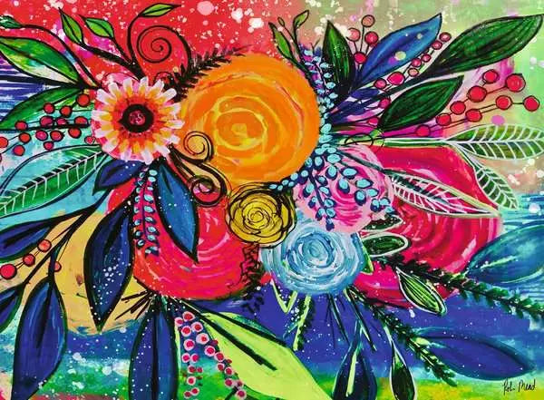 Ravensburger Color Burst 500 Piece Puzzle image 1