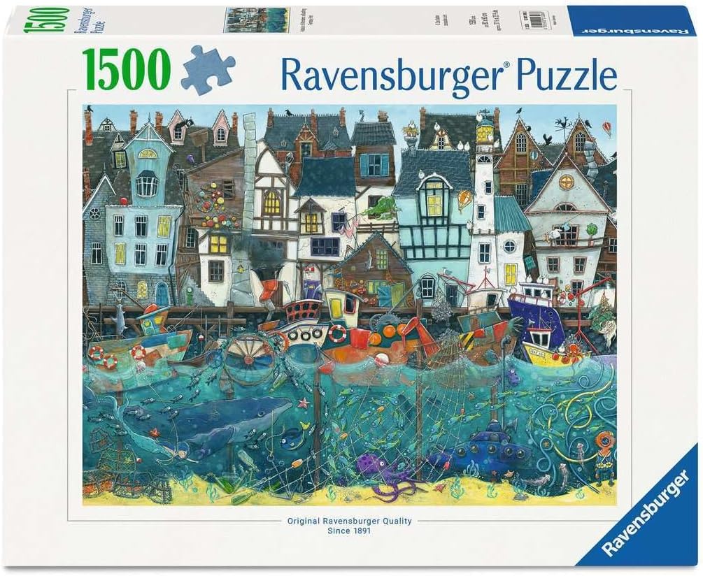 Ravensburger Harbour of Wonders 1500 Piece Puzzle image 0