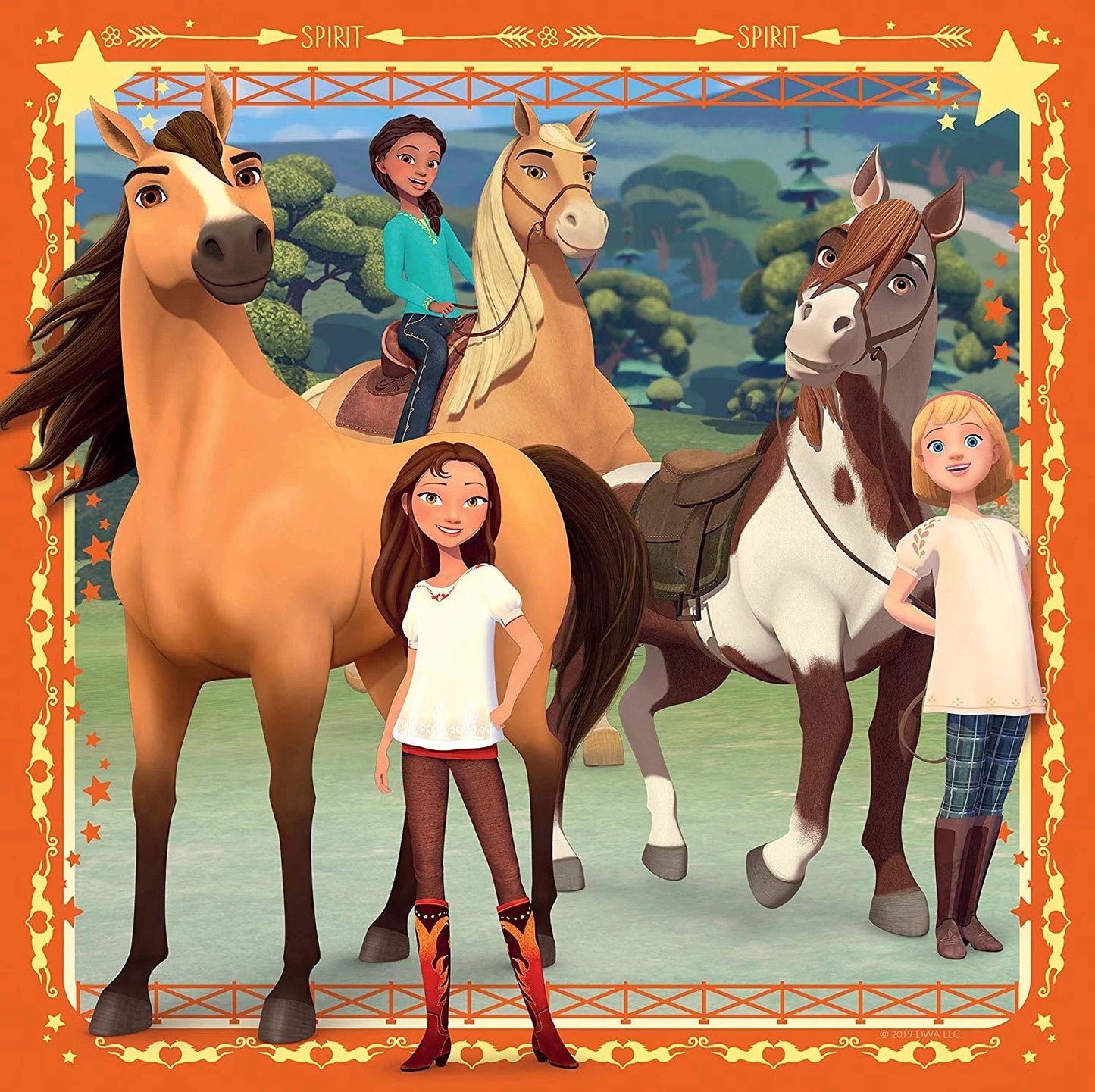 Ravensburger Dreamworks Spirit Adventure on Horses 3 x 49 Puzzle Pack image 3