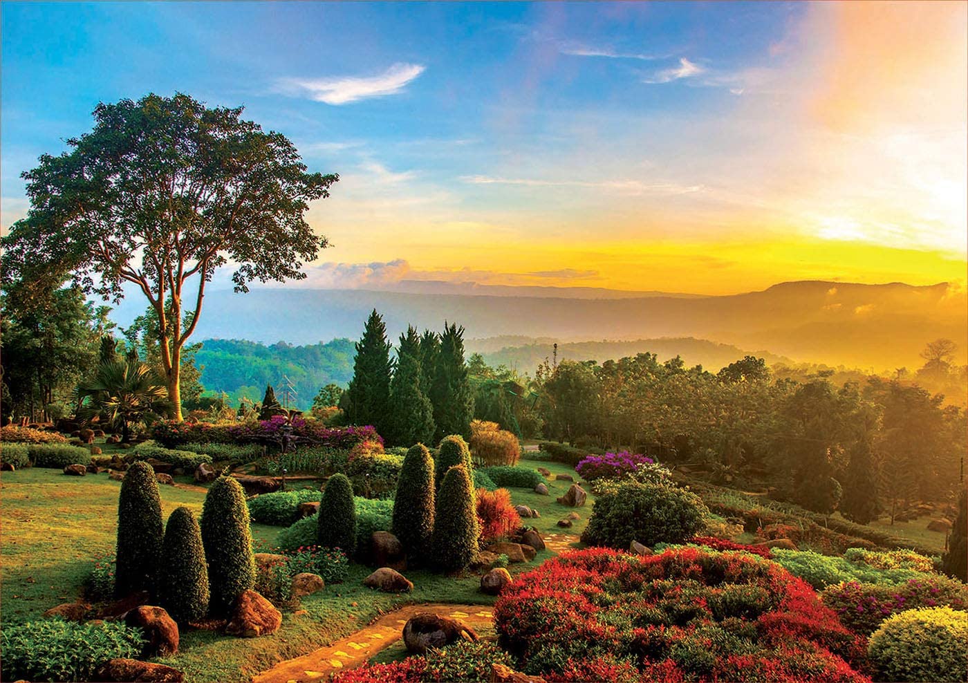 Educa Beautiful Garden 1000 Piece Puzzle image 1