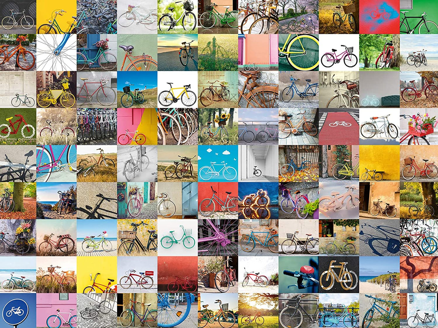 Ravensburger 99 Bicycles and more 1500 Piece Puzzle image 1
