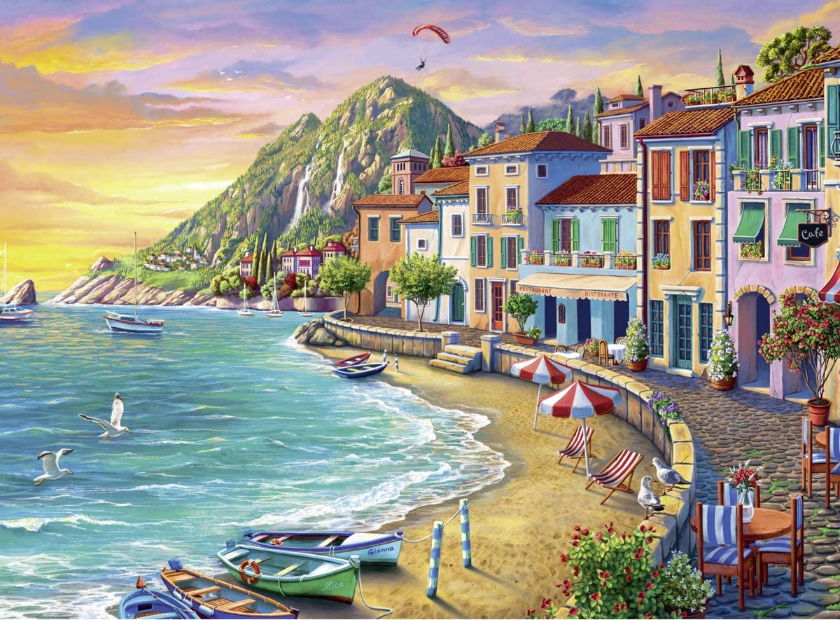 Ravensburger Romantic Sunset 750 Piece Large Format Puzzle image 1