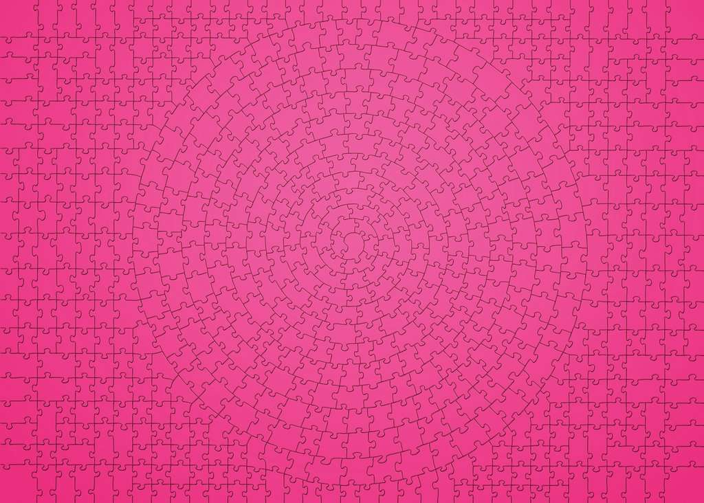 Ravensburger Krypt Pink 654 Piece Puzzle image 1