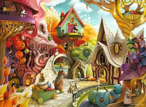 Ravensburger Demelsa Haughton Home Sweet Home 500 Piece Puzzle image 1