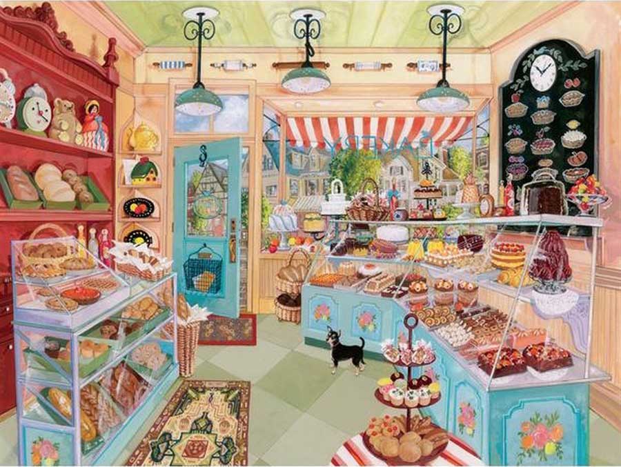 Ravensburger Corner Bakery 750 Large Piece Format Puzzle image 1