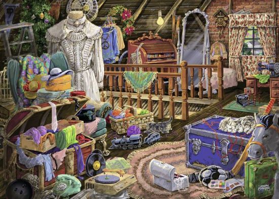 Ravensburger Victorian Attic 1000 Piece Puzzle image 1