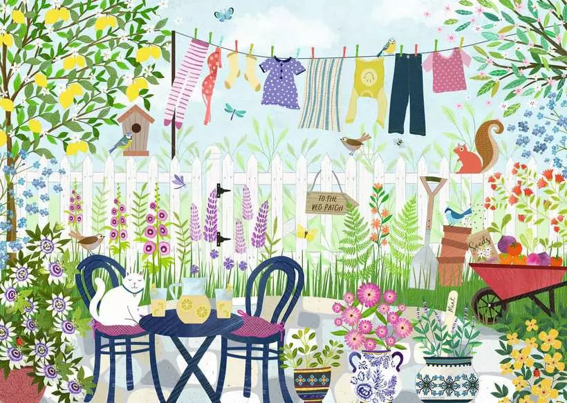 Ravensburger Summer Garden 1000 Piece Puzzle image 1