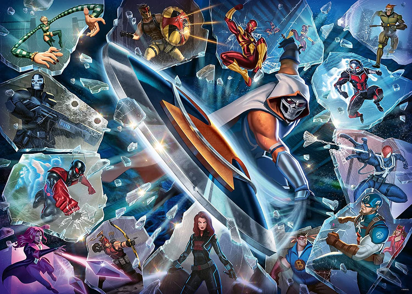 Ravensburger Marvel Villainous Taskmaster 1000 Piece Puzzle image 1