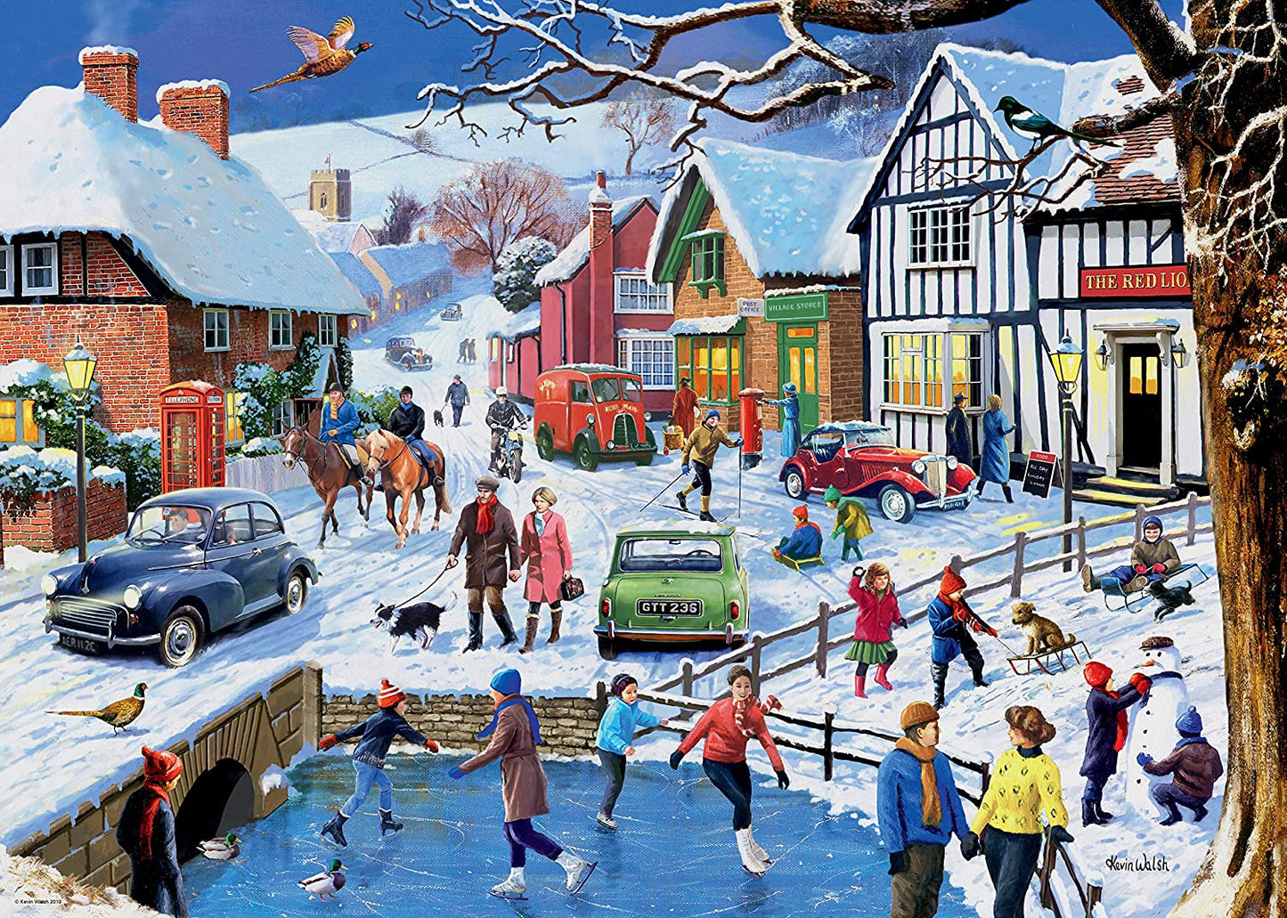 Ravensburger Leisure Days No. 3 The Winter Village 1000 Piece Puzzle image 1