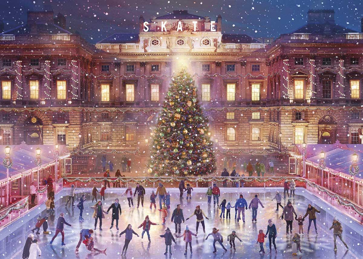 Gibsons Skating at Sunset 1000 Piece Puzzle image 1