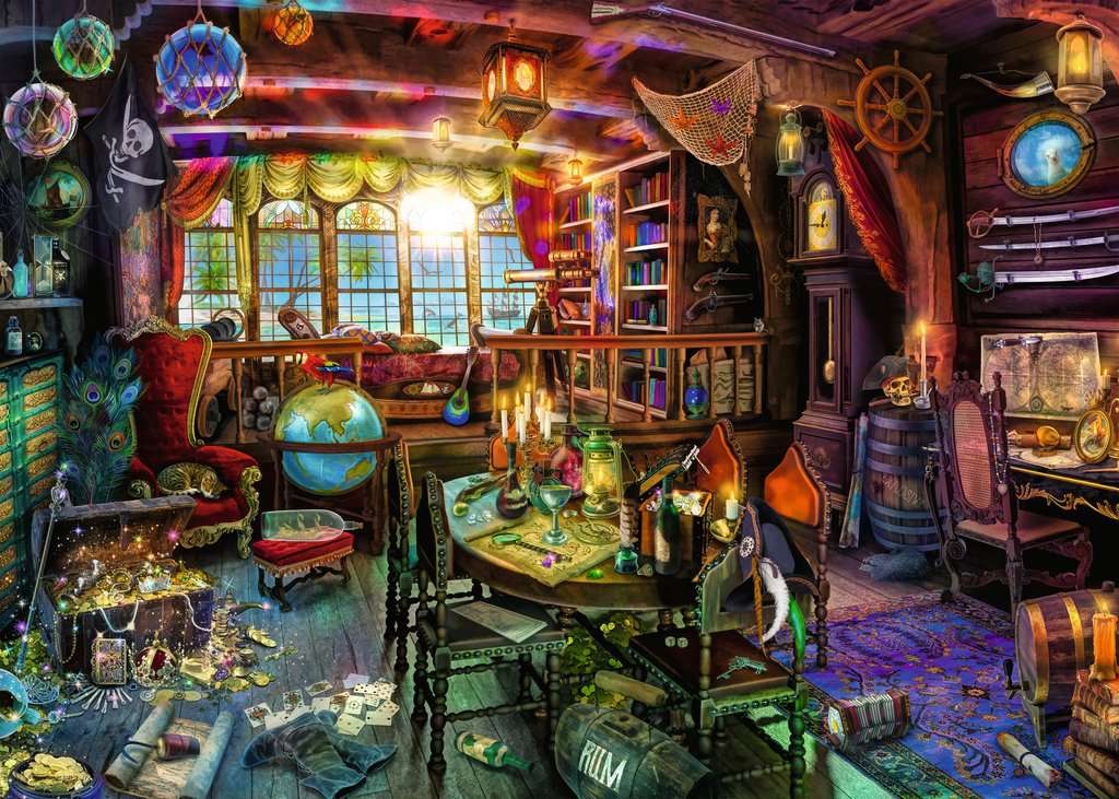 Ravensburger Aimee Stewart A Pirate's Life 1000 Piece Puzzle image 1