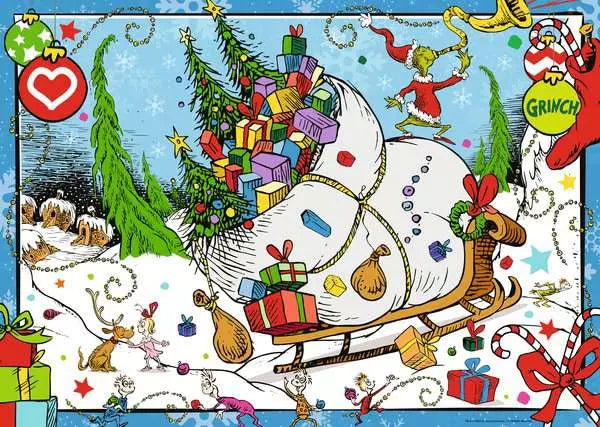 Ravensburger The Grinch Merry Grinchmas! 1000 Piece Puzzle image 1