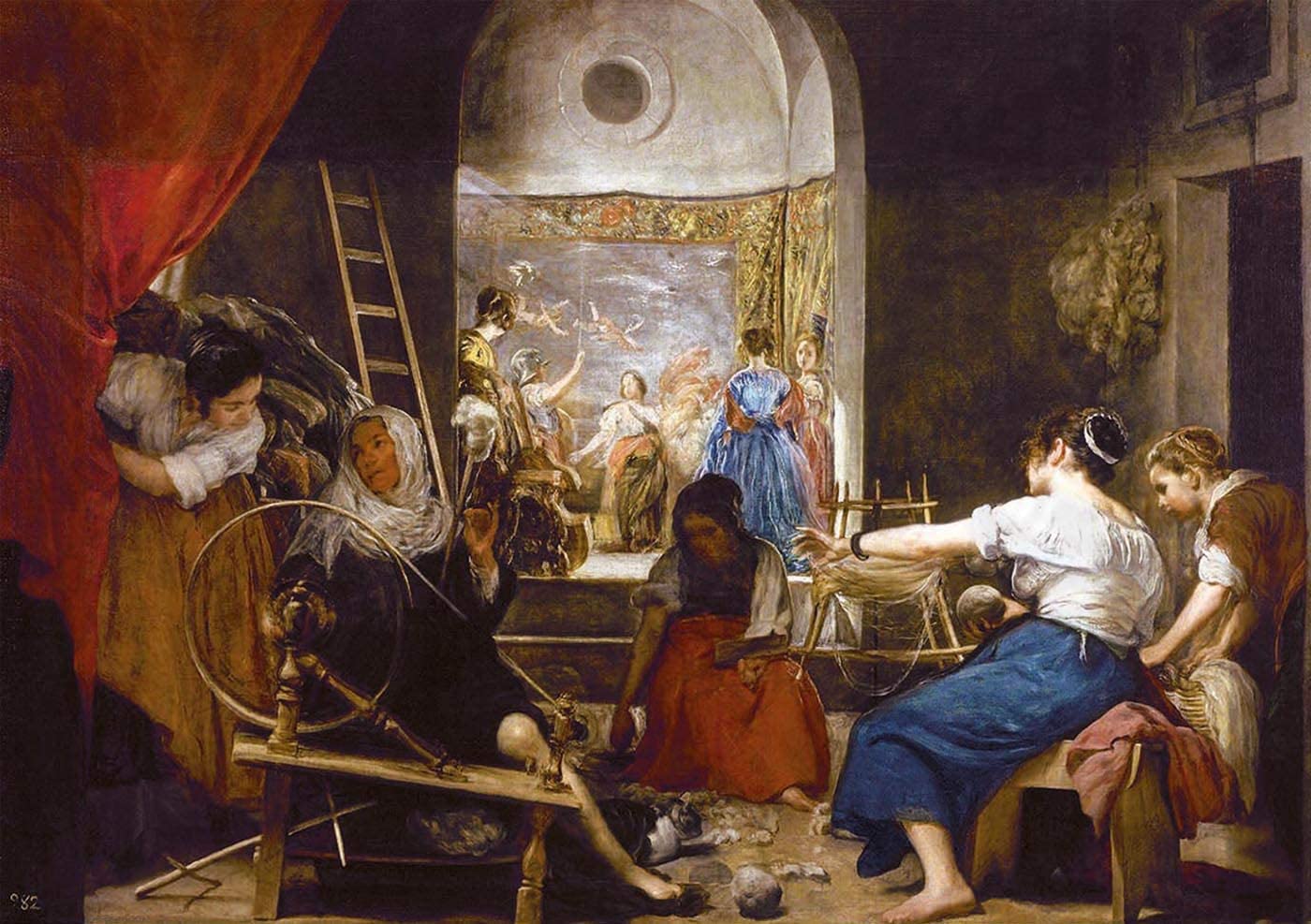 Educa The Spinners (Fable of Arachne), Diego Velázquez 8000 Piece Puzzle image 1