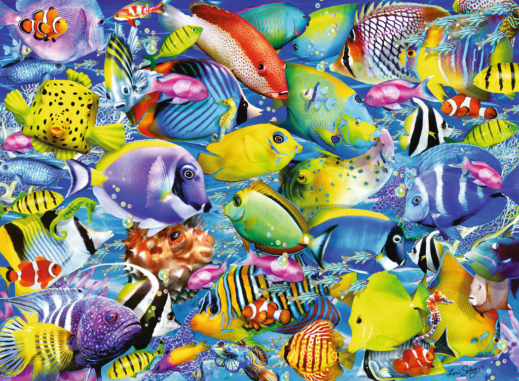 Ravensburger Tropical Traffic 500 Piece Puzzle image 1