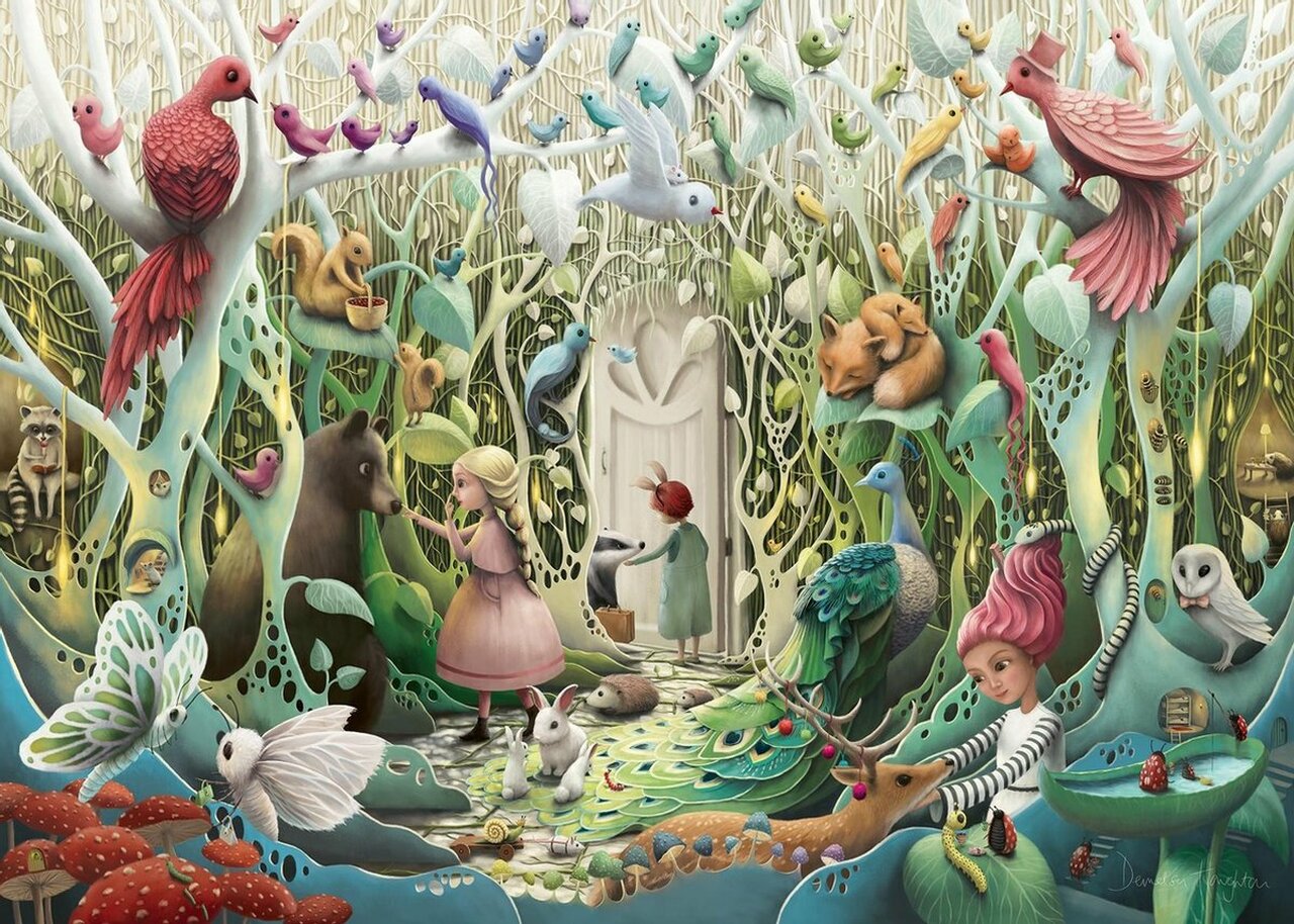 Ravensburger The Secret Garden 1000 Piece Puzzle image 1