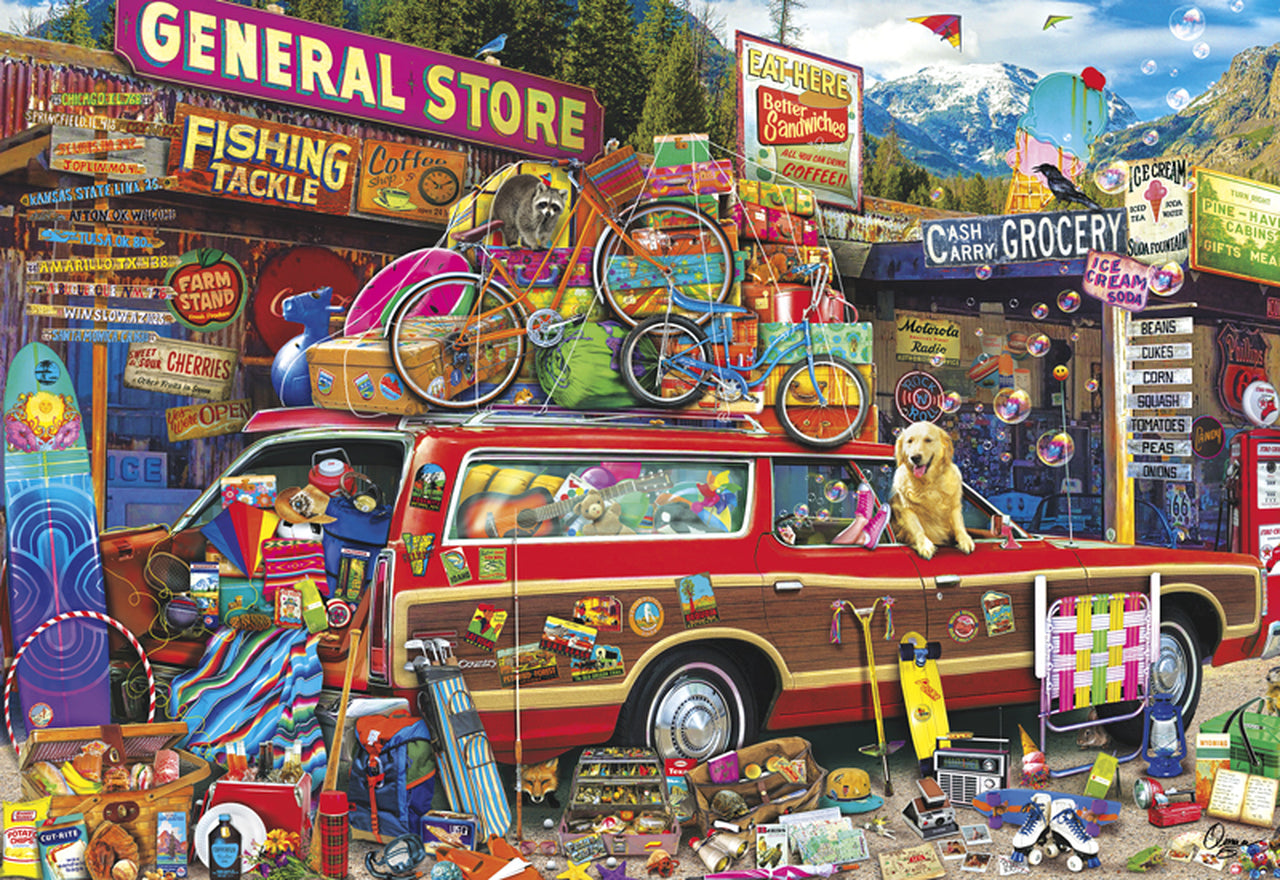 Buffalo Games Aimee Stewart Family Vacation 2000 Piece Puzzle image 1