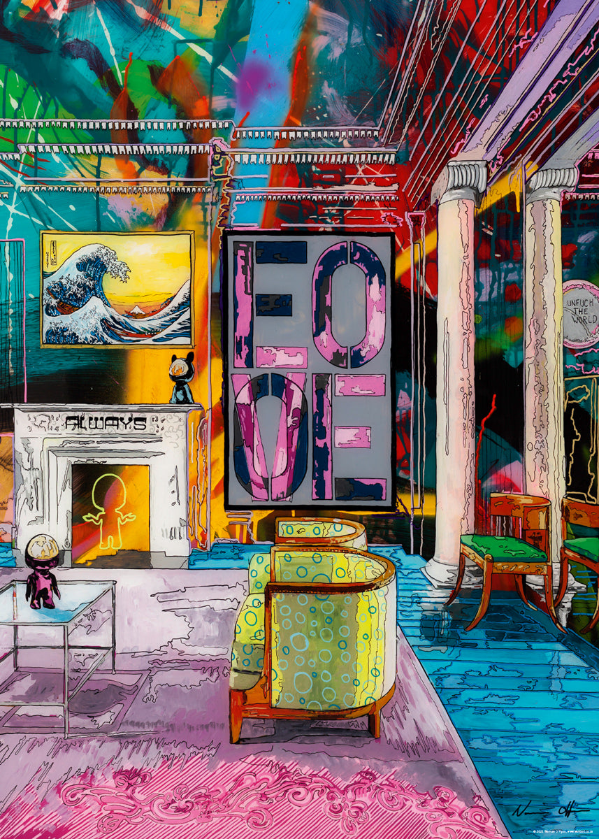 Heye Room With Wave 1000 Piece Puzzle image 1