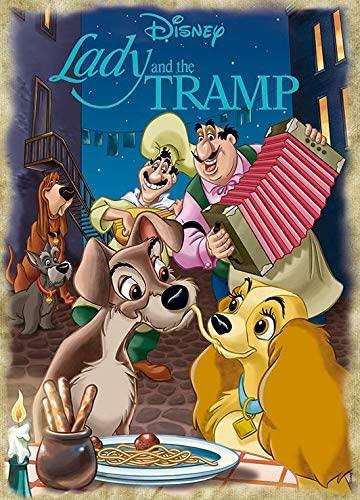Jumbo Disney Lady and the Tramp 1000 Piece Puzzle image 1