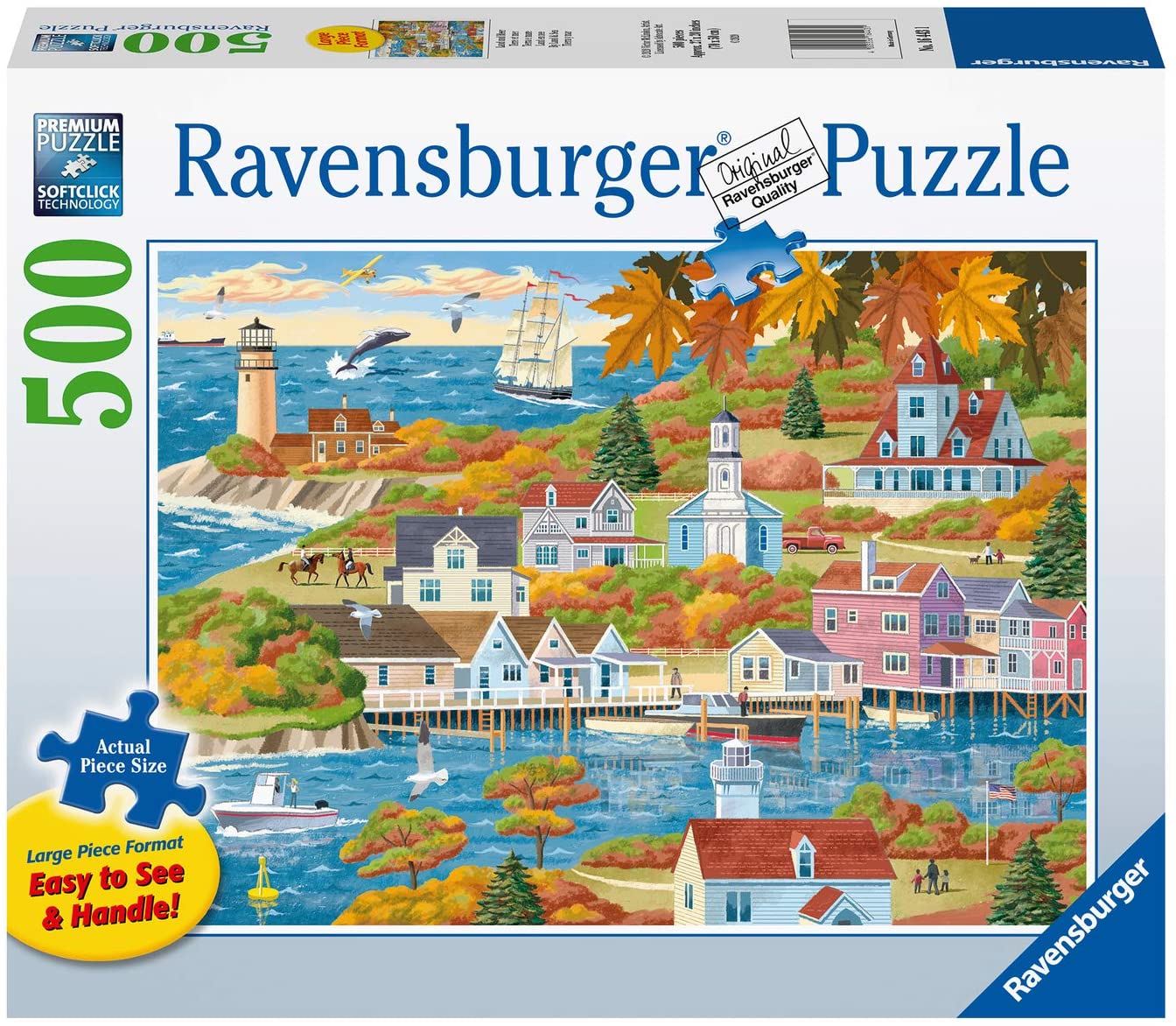 Ravensburger By Land and Sea 500 Piece Large Format Puzzle image 0