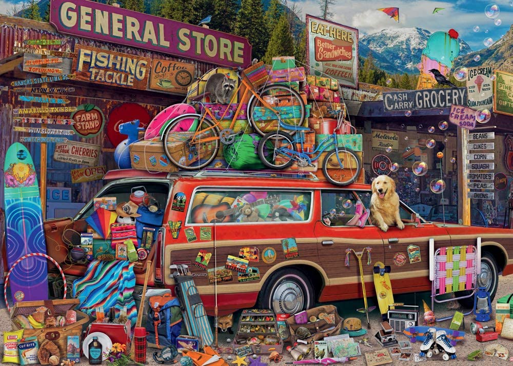 Ravensburger Aimee Stewart Family Vacation 1000 Piece Puzzle image 1