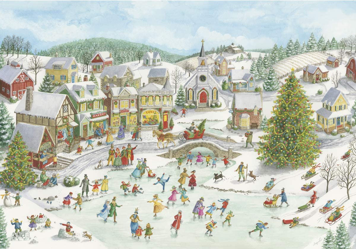 Ravensburger Limited Edition Playful Christmas Day 1000 Piece Puzzle image 1