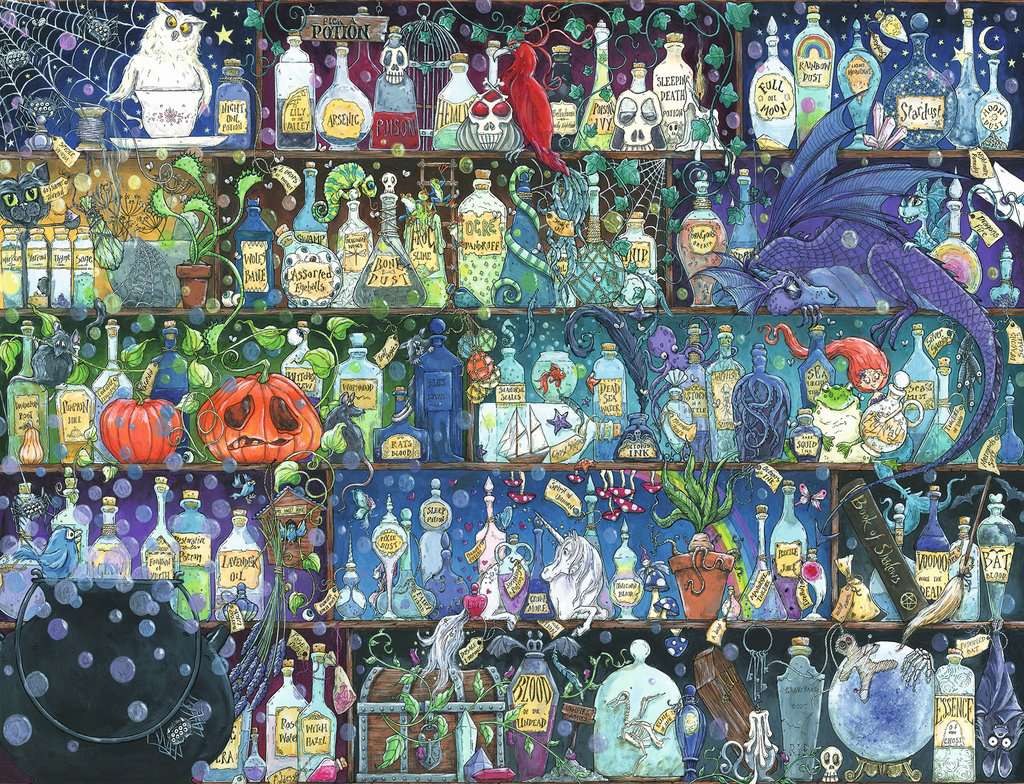 Ravensburger Poisons and Potions 2000 Piece Puzzle image 1