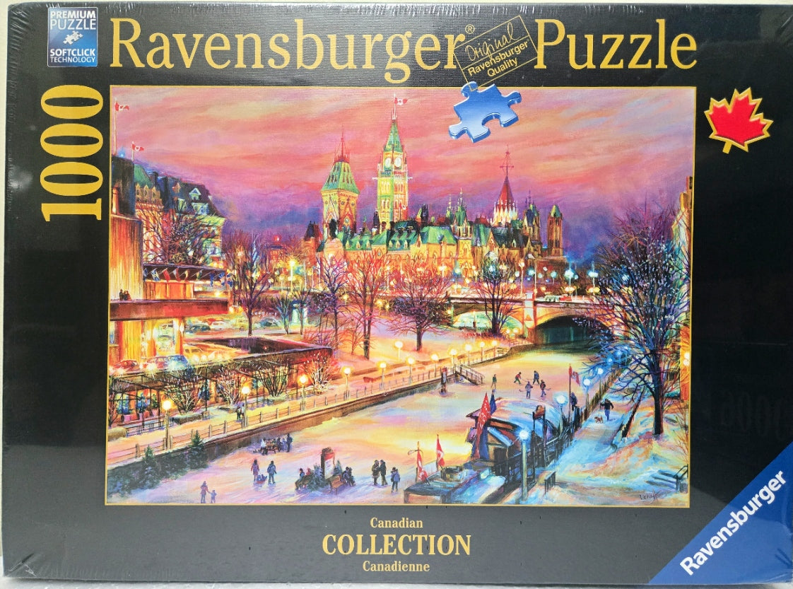 Ravensburger Canadian Collection Ottawa Winterlude Festival 1000 Piece Puzzle image 2