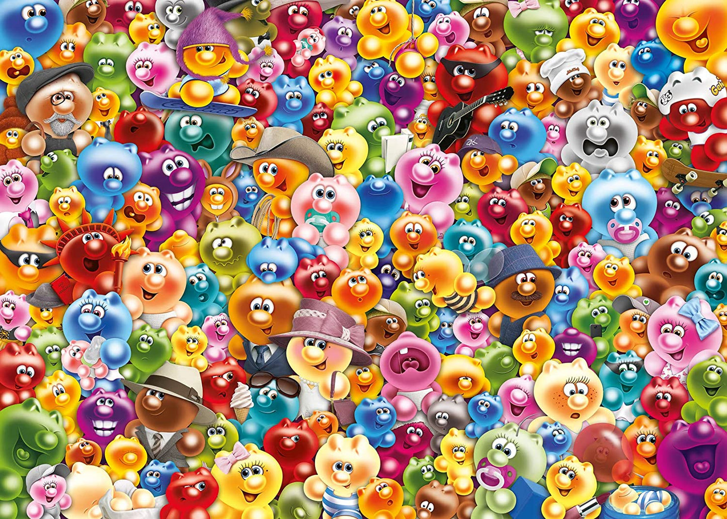 Ravensbuger Gelini Challenge 1000 Piece Puzzle image 1
