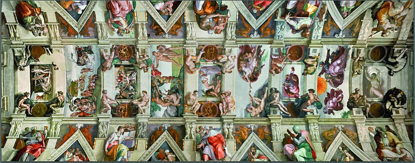 Ravensburger The Sistine Chapel Art Collection 1000 Piece Panorama Puzzle image 1
