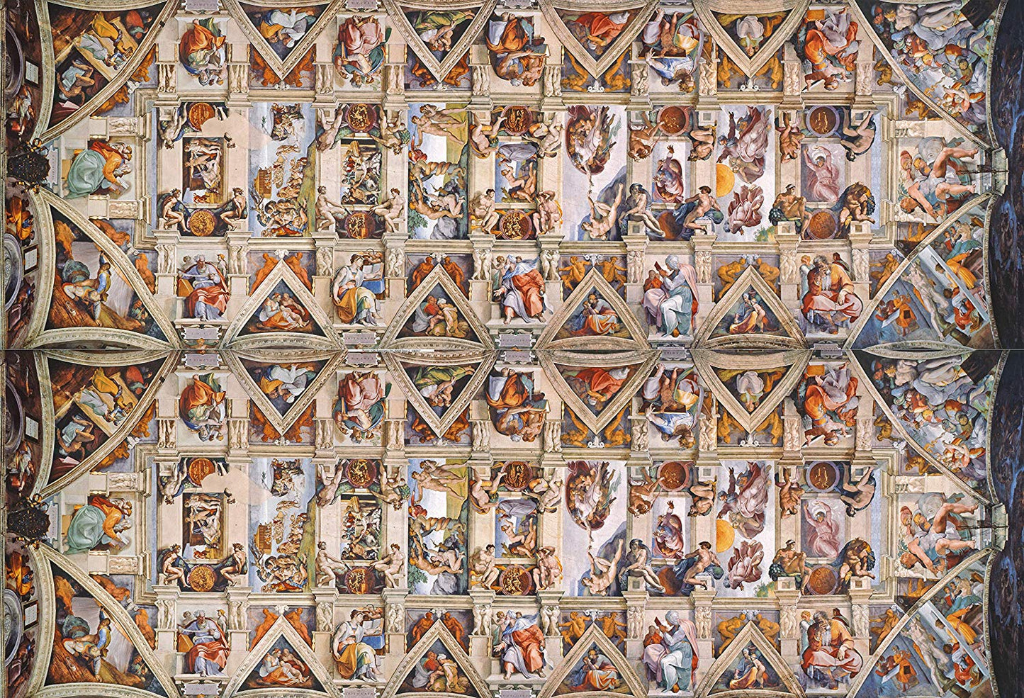 Clementoni Museum Collection Michelangelo The Sistine Chapel Ceiling Panorama 1000 Piece Puzzle image 1