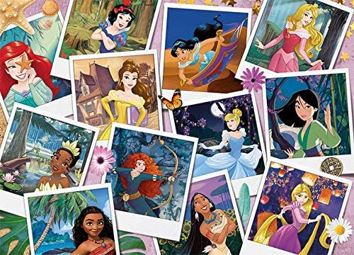 Jumbo Disney Pix Collection Princess Selfies 1000 Piece Puzzle image 1